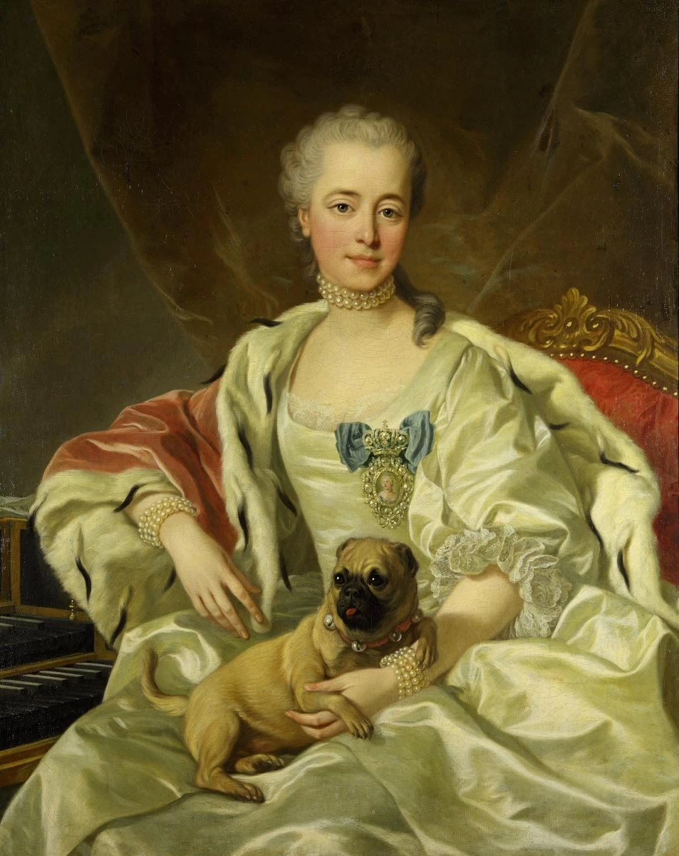 Ekaterina Dmitrievna Golitsyna con un carlino - Museo Pushkin